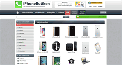 Desktop Screenshot of iphonebutiken.se